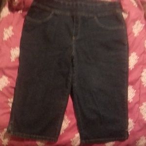 Jean Stretch Capris